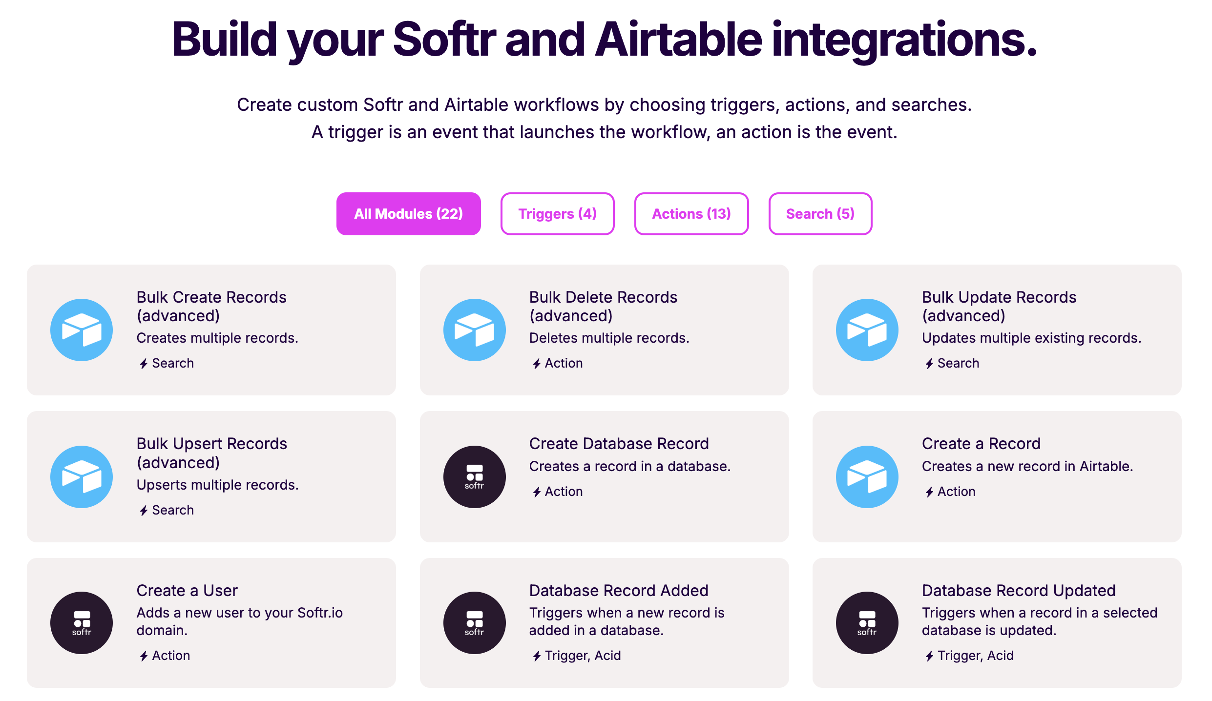 Softr Airtable Integration