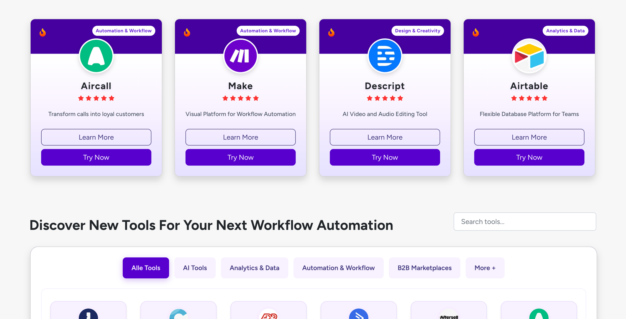 Discover New Tools for Your Next Workflow Automation
