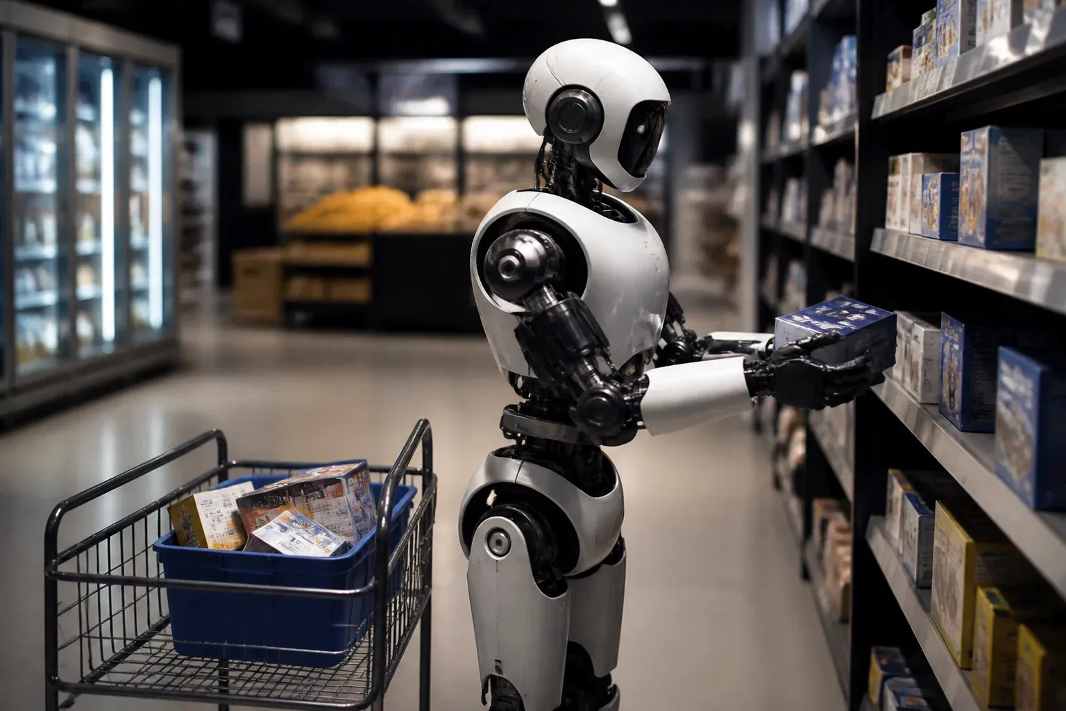 HIVE Robots Tests VR-Trained Humanoids for Overnight Retail Work in Denmark