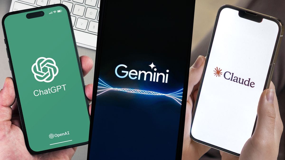 ChatGPT vs Gemini vs Claude