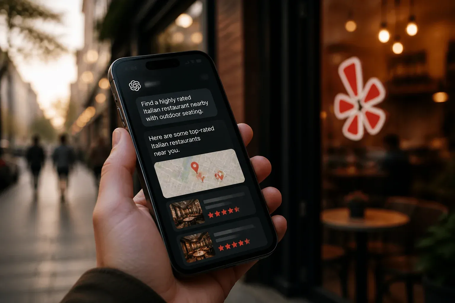 Yelp's OpenAI Agreement Sets Up ChatGPT Local Discovery With Reviews and Business Data