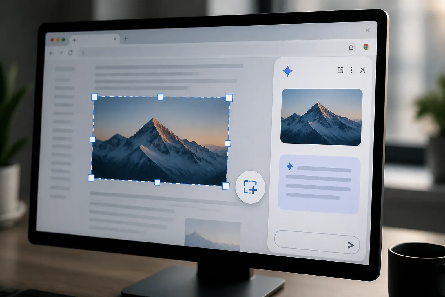 Gemini in Chrome Adds Select from Screen for Faster Image and Page Analysis