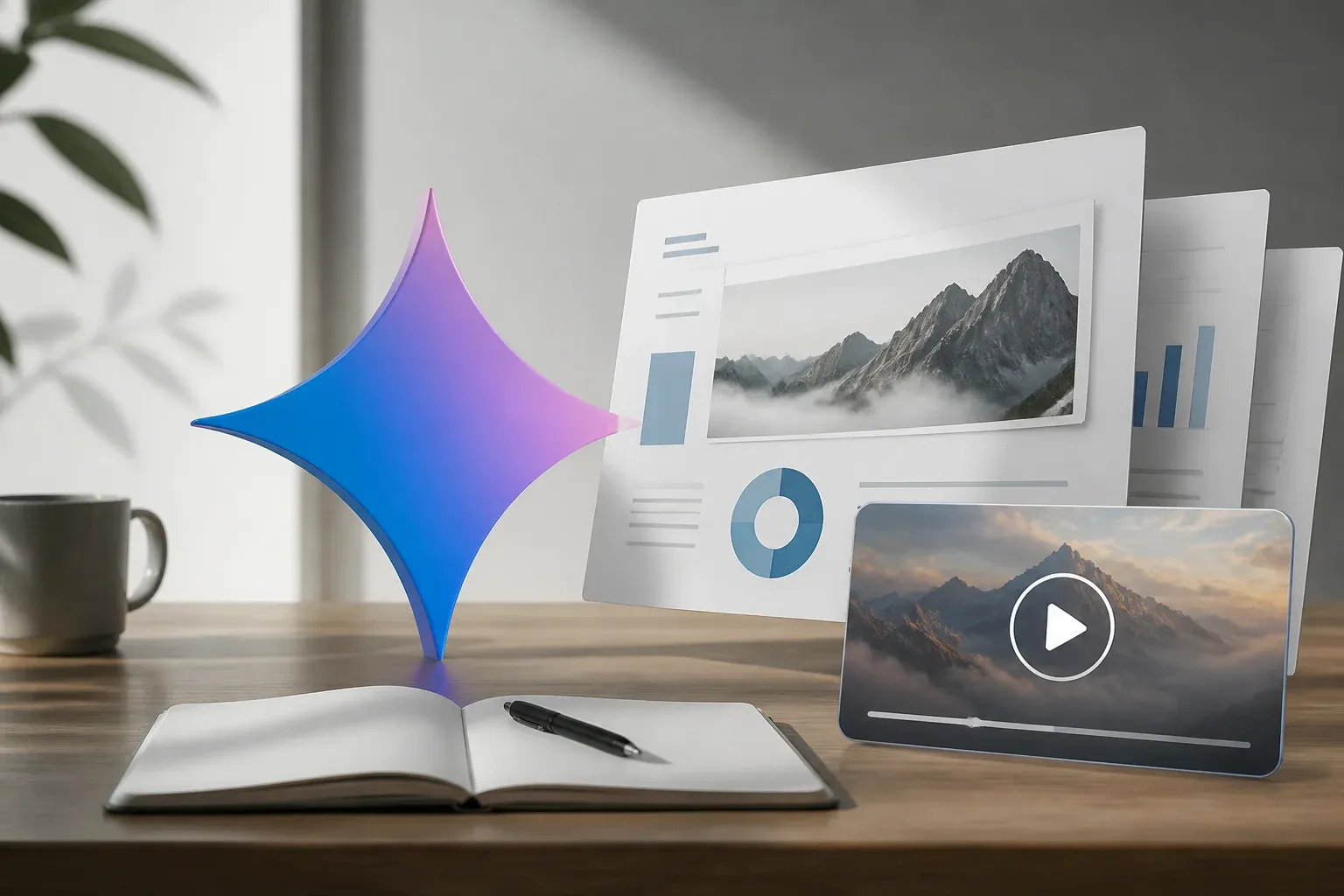 Gemini Notebook Adds Co-Creation for Slide Decks and Video Overviews