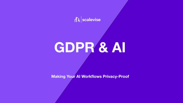 GDPR and AI Middleware
