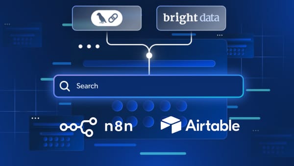 Bright Data, n8n and Airtable
