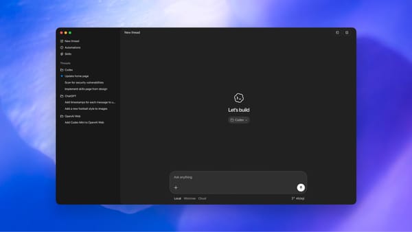 OpenAI Codex App example